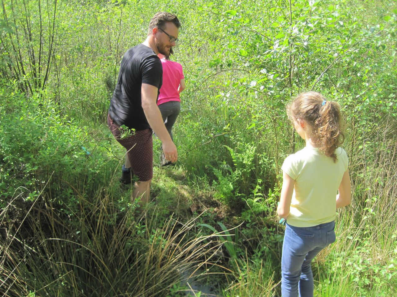 Werken in het Griesbroek samen met de mensen van Natuurpunt